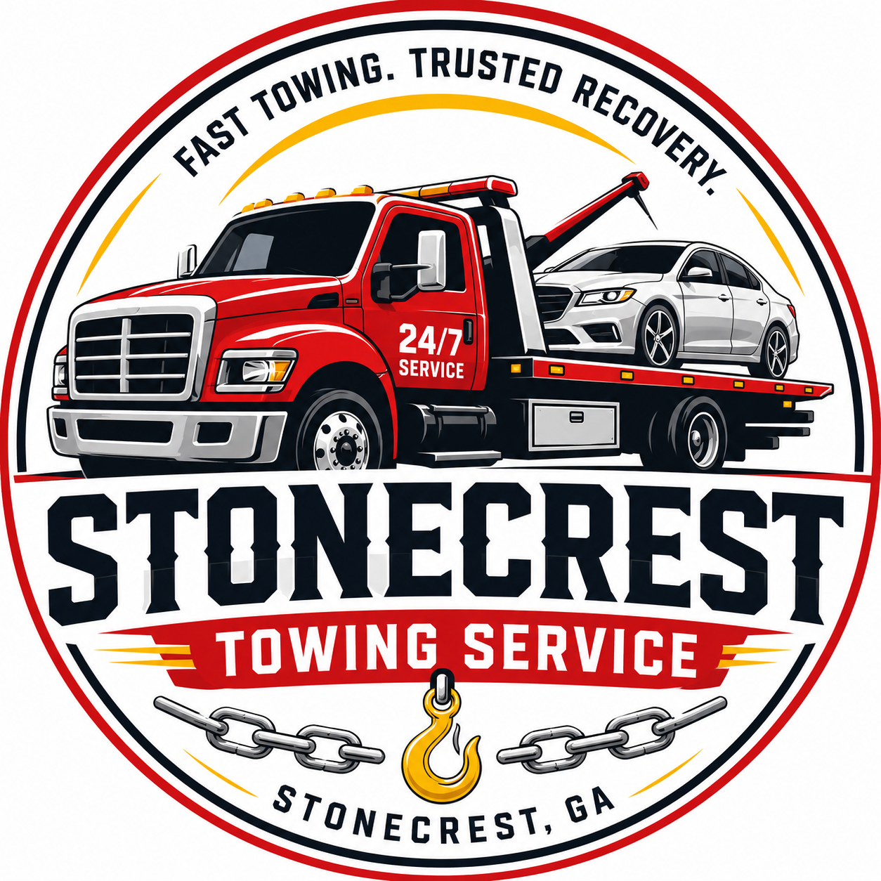 Universal logo for Stonecrest Towing Service